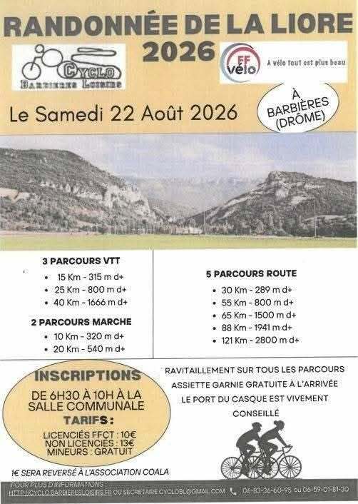Randonnée de la Liore 2026