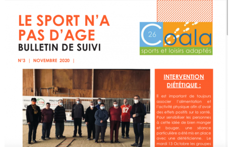 Bulletin de suivi N°3 Le Sport N'a Pas d'Age