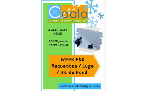 Week end Neige Janvier et Février