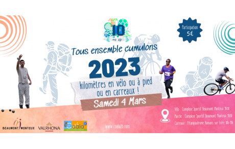Tous ensemble cumulons 2023 km ! 